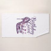 Verjaardags Koningin Badhanddoek (Badhanddoek)
