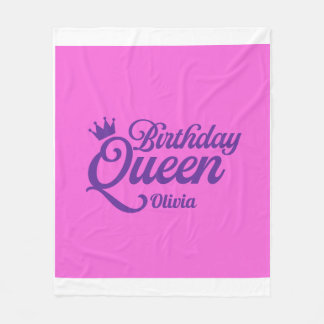 Verjaardags Koningin deken