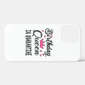 Verjaardags Koningin in Quarantaine Case-Mate iPhone Case (Achterkant (horizontaal))