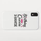 Verjaardags Koningin in Quarantaine Case-Mate iPhone Case (Achterkant (horizontaal))