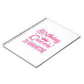 Verjaardags Koningin in Quarantaine Notitieboek (Linkerzijde)