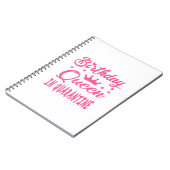 Verjaardags Koningin in Quarantaine Notitieboek (Linkerzijde)