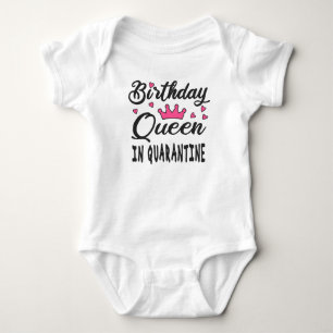 Verjaardags Koningin in Quarantaine Romper