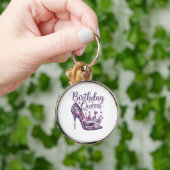 Verjaardags Koningin Sleutelhanger (Hand)