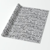 verjaardags koppen krimpapier cadeaupapier (Uitgerold)