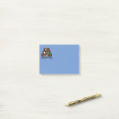 Verjaardags neurale netwerk voor nerds post-it® notes (Op bureau)