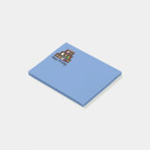 Verjaardags neurale netwerk voor nerds post-it® notes (Schuin)