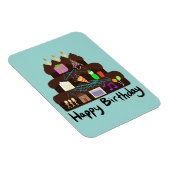 Verjaardags Neuronaal Netwerk voor nerds Magneet (Rechterzijde)