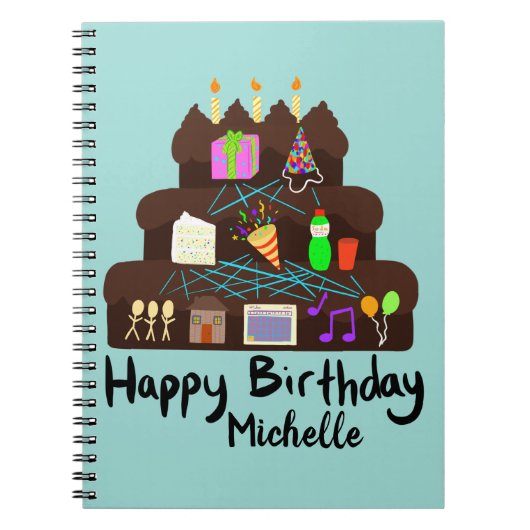 Verjaardags Neuronaal Netwerk voor nerds Notitieboek (Voorkant)