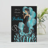 Verjaardags- of vrijgezellenfeest Divadiva Prinses Kaart (Staand voorkant)