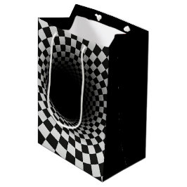 Verjaardags Optische Illusie Zwart Gat Medium Cadeauzakje