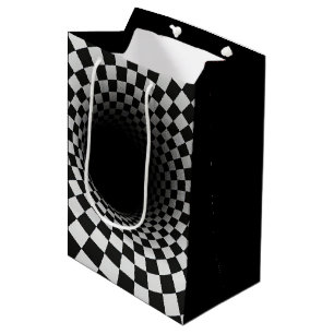 Verjaardags Optische Illusie Zwart Gat Medium Cadeauzakje