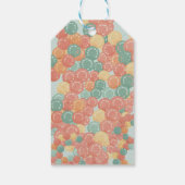 Verjaardags Picknick, Schattige Retro Stijl, Cadeaulabel (Achterkant)