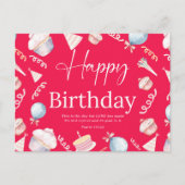 Verjaardags Psalm118:24 Briefkaart (Voorkant)