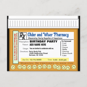 Verjaardags RX voor plezier Briefkaart