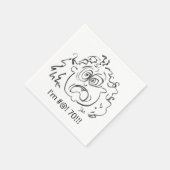 Verjaardags servet (Hoek)