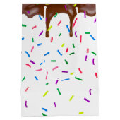 Verjaardags Snoep strooit en chocolade Medium Cadeauzakje (Achterkant)