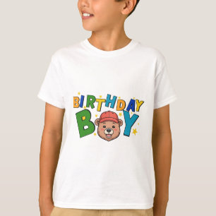Verjaardags T-shirt voor jongens Cute Verjaardag T