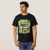 Verjaardags T-shirt voor vader van de dinosaurus v (Voorkant volledig)