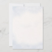 Verjaardags Tijdcapsule Berichtkaart van Blauwe Be Kaart (Achterkant)