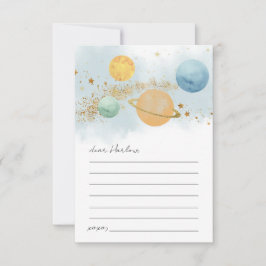 Verjaardags Tijdcapsulekaart van de Buitenruimte Kaart