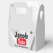 Verjaardags Tube Favour Box Bedankdoosjes (Geopend)