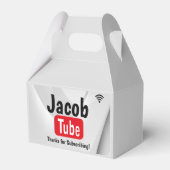 Verjaardags Tube Favour Box Bedankdoosjes (Voorkant Zijde)
