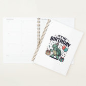 Verjaardags Turtle-feest Vectorontwerp_1 Planner (Display)