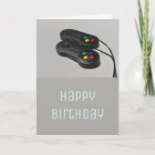 Verjaardags-tween voor computergames voor jongens kaart (Voorkant)