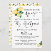 Verjaardags uitnodiging voor het hernieuwen van hu (Voorkant / Achterkant)