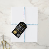 Verjaardags Wijnlabel 'Mysterie' | Nog een Jaar te Cadeaulabel (Met Touw)