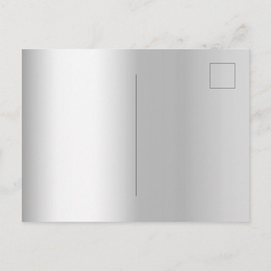 Verjaardags zilver roos gouden marmer elegant uitnodiging briefkaart (Achterkant)