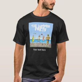 Verjaardags Zomer Strandfeest T-shirt