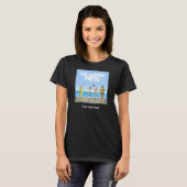 Verjaardags Zomer Strandfeest T-shirt (Voorkant volledig)