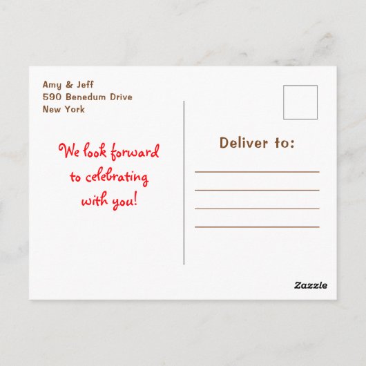 Verjaardags-zwart-harige-jongen-appels-plukken-pos Briefkaart (Achterkant)