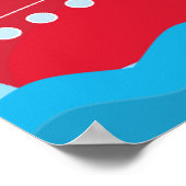 Verjaardagsachtergrond Groot Banner Vervoer Poster (Hoek)