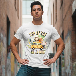 Verjaardagsafari dieren voor de vader van de wilde t-shirt