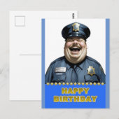 verjaardagsambtenaar briefkaart (Voorkant / Achterkant)