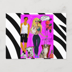 Verjaardagsansichtkaart Briefkaart