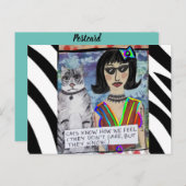 Verjaardagsansichtkaart Briefkaart (Voorkant / Achterkant)