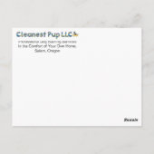 Verjaardagsansichtkaart Briefkaart (Achterkant)