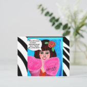 Verjaardagsansichtkaart Briefkaart (Staand voorkant)