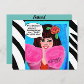 Verjaardagsansichtkaart Briefkaart (Voorkant / Achterkant)