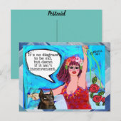 Verjaardagsansichtkaart Briefkaart (Voorkant / Achterkant)