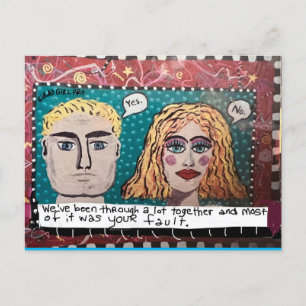 Verjaardagsansichtkaart Briefkaart