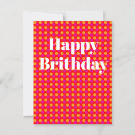 Verjaardagsansichtkaart Briefkaart