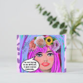 Verjaardagsansichtkaart Briefkaart (Staand voorkant)