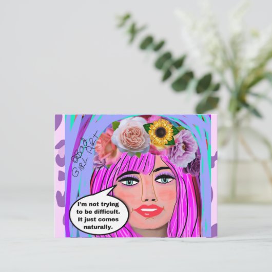 Verjaardagsansichtkaart Briefkaart (Staand voorkant)