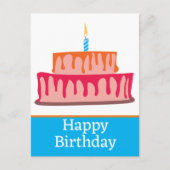 Verjaardagsansichtkaarten Briefkaart (Voorkant)