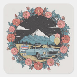 verjaardagsavontuur Sticker